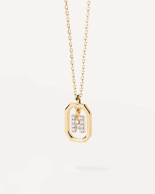 Wholesale MINI Alphabet Silver Necklaces
